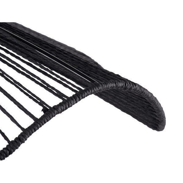 Must metallist ripplamp paberpunutud varjuga, ø 80 cm Sombra - Leitmotiv-image-4