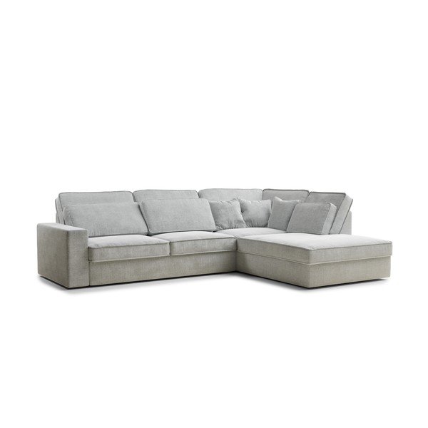 Helehall šenill-nurgadiivan (parem nurk/L-kujuline) Kirou - Maison de Rêve-image-2