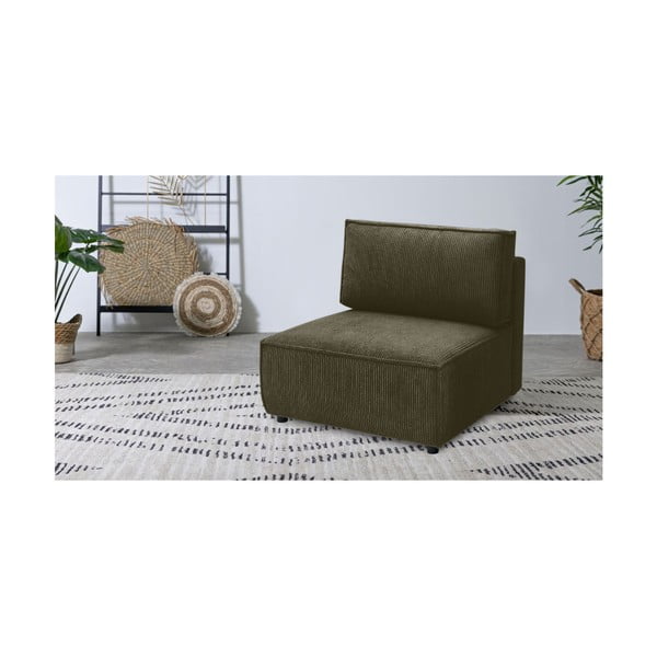 Heleroheline velvetist diivanimoodul, keskosa  Nihad modular - Bobochic Paris-image-1