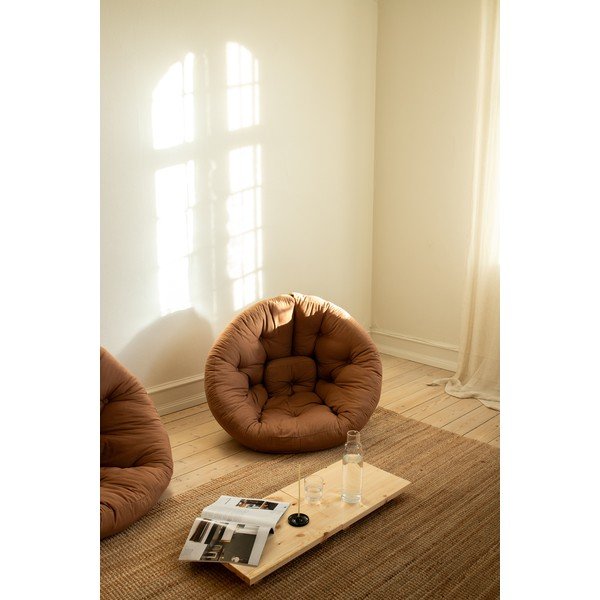 Beež linane tugitool Nido - Karup Design-image-4