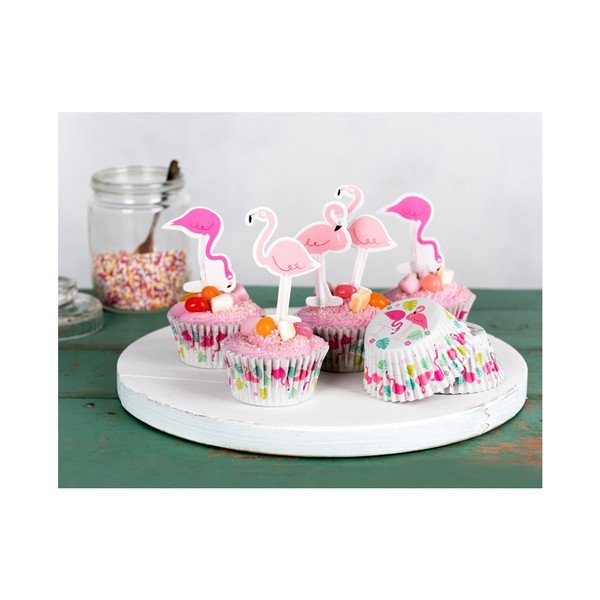 Set na zdobení cupcaků Rex London Flamingo Bay-image-2