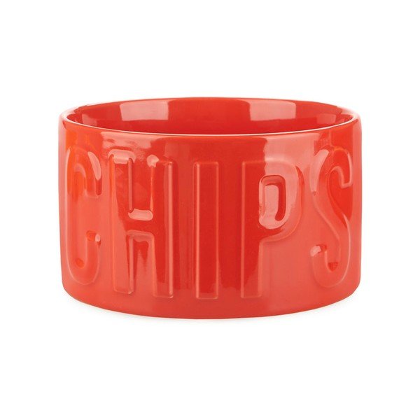 Punane keraamiline serveerimiskauss 1 l Chips - Balvi