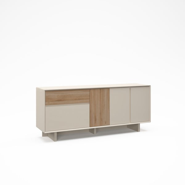 Beež tammespoonist kummut 180x76x45 cm Carpi - Marckeric-image-4