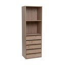 Tammespoonist avatud moodul-riidekapp 60x180x45 cm Modular - Casa Selección