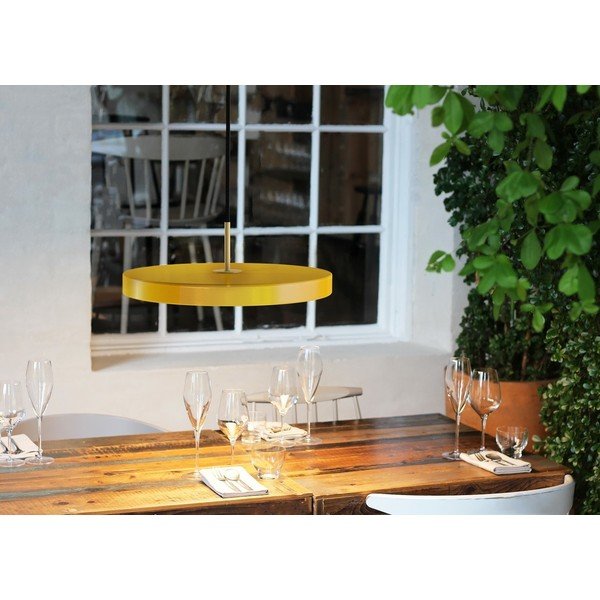 Kollane LED rippvalgusti metallist varju ø 43 cm Asteria - UMAGE-image-4