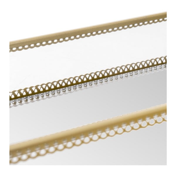 Metallist dekoratiivsed kandikud 2 tk komplektis 14x24cm - Casa Selección-image-2