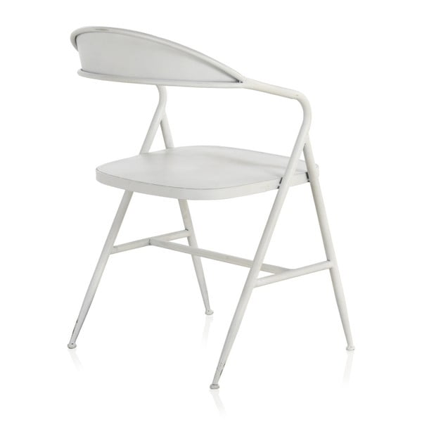 Valge metallist tugitool Puro Industrial Style - Geese-image-4