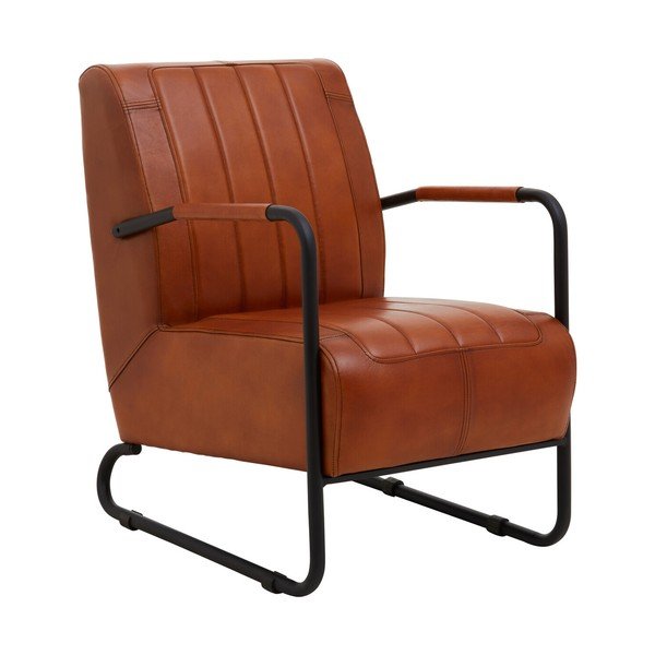 Pruunist nahast tugitool Buffalo - Premier Housewares