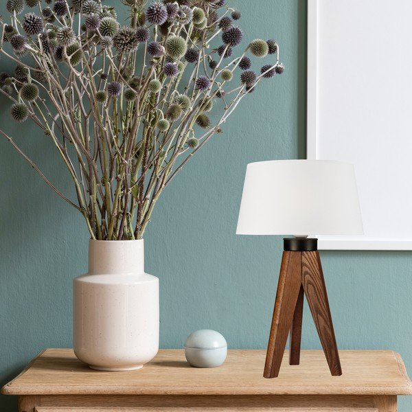 Valge laualamp - LAMKUR-image-1