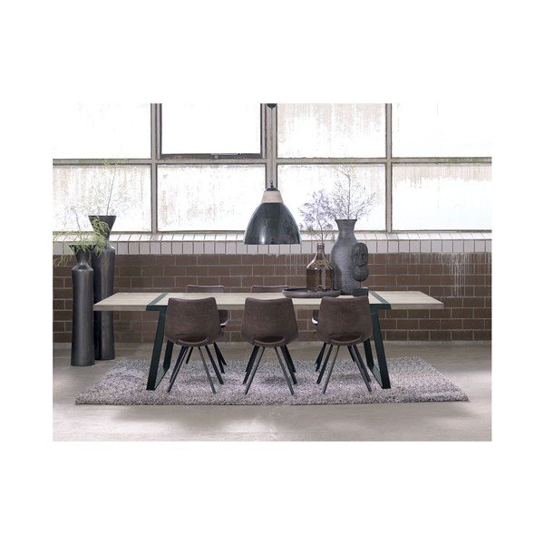 Musta alusega helepruun söögitool Coronas - Canett-image-3