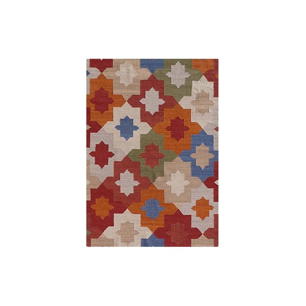 Vlněný koberec Kilim No. 702, 155x240 cm