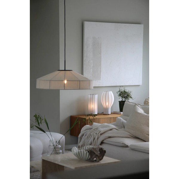 Must-valge lauavalgusti tekstiilist varjuga (kõrgus 31,5 cm) Hikari - Markslöjd-image-2