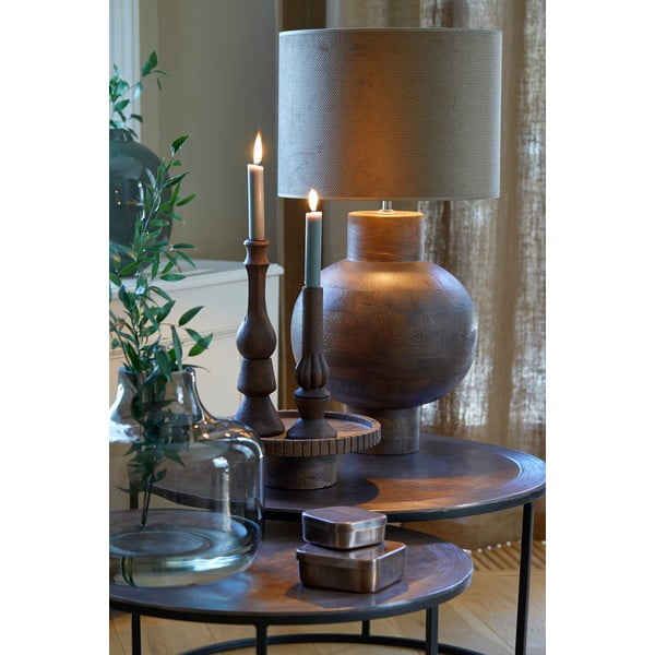Metallist ümmargune kohvilaud vase värvi 2 tk ø 75 cm komplektis Talca - Light & Living-image-2