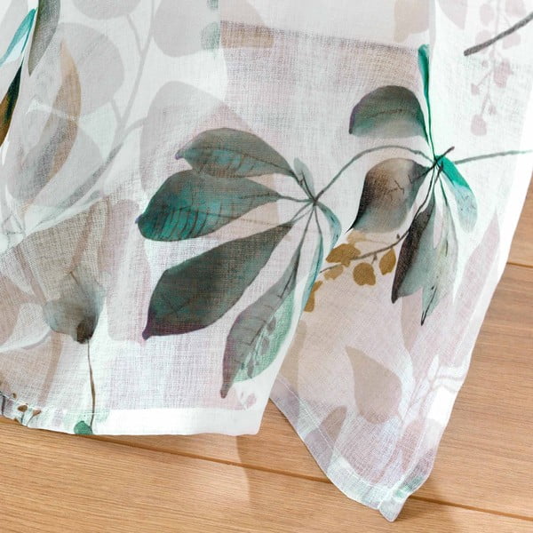 Valge-roheline kardin 140x240 cm Dilaris - douceur d'intérieur-image-3