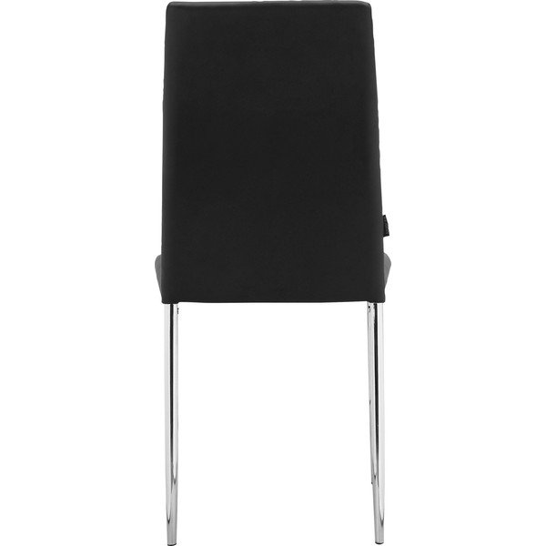 Mustad kunstnahast söögitoolid, 2 tk komplektis Edita - Støraa-image-4