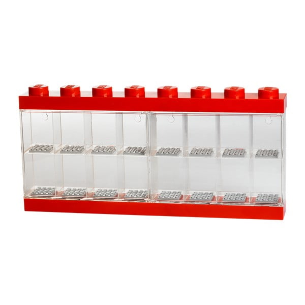 Punane kogumiskarp 16 minifiguuri jaoks - LEGO®