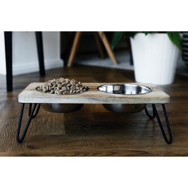 Puidust kausside komplekt koerale alusega Dog Fantasy - Plaček Pet Products-image-3