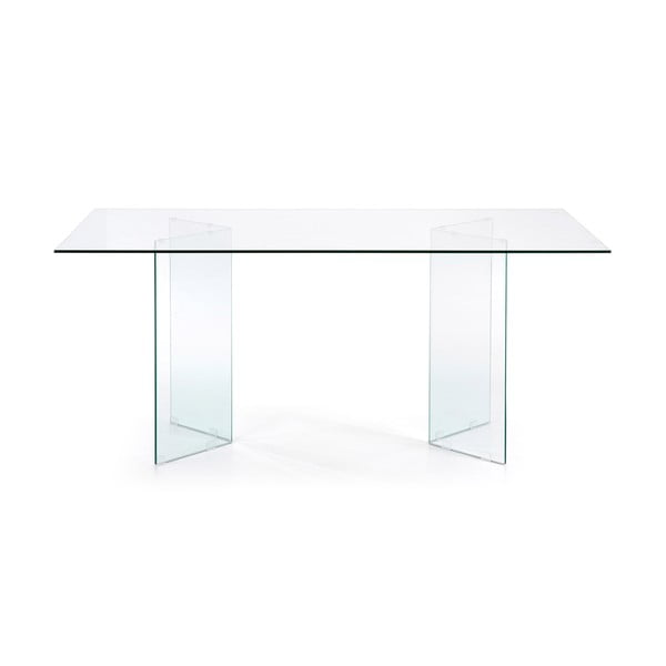 Klaasist söögilaud 90x200 cm Burano - Kave Home-image-3