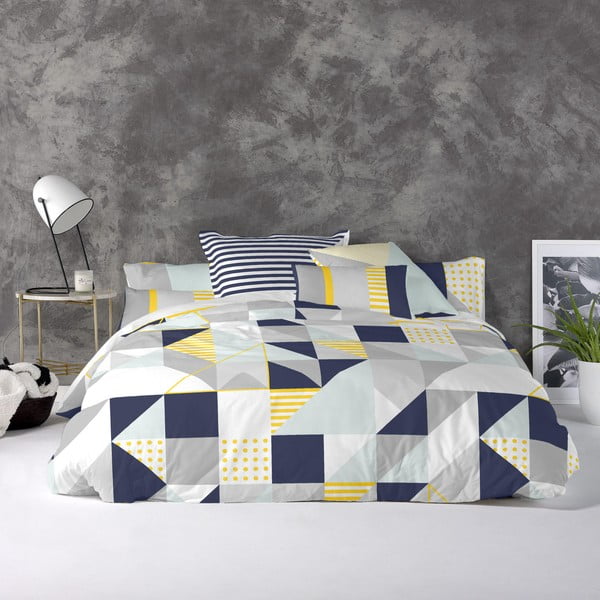 Puuvillane tekipadi , 140 x 200 cm Geo Dot - Blanc-image-1