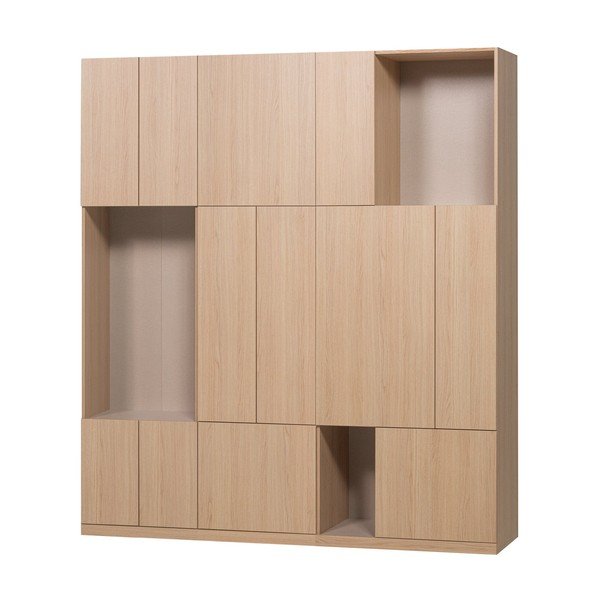 Naturaalses värvitoonis moodulriidekapp 188x215 cm Build - WOOOD-image-2