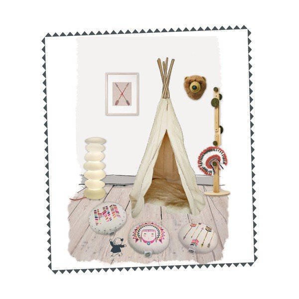 Dětský sedací pufík Coussin Nattiot Arrow-image-2