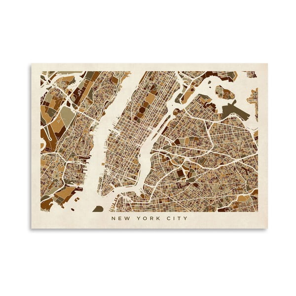 Plakát Americanflat NY City, 42 x 30 cm
