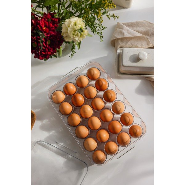 Plastikust munade organisaator külmkappi 33x21 cm - Casa De Engel-image-1