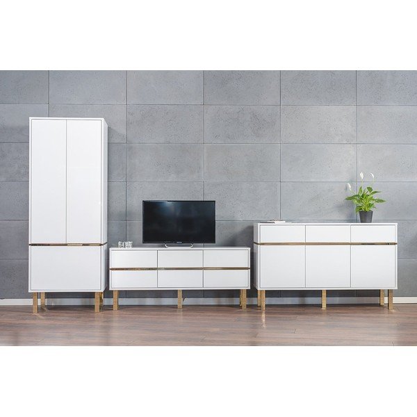 Valge riidekapp 70x185 cm Magica - Skandica-image-4