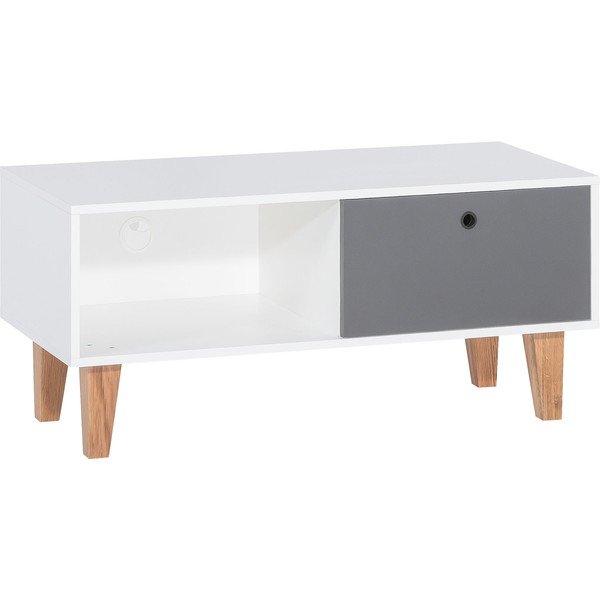Valge ja hall telerilaud Concept - Vox