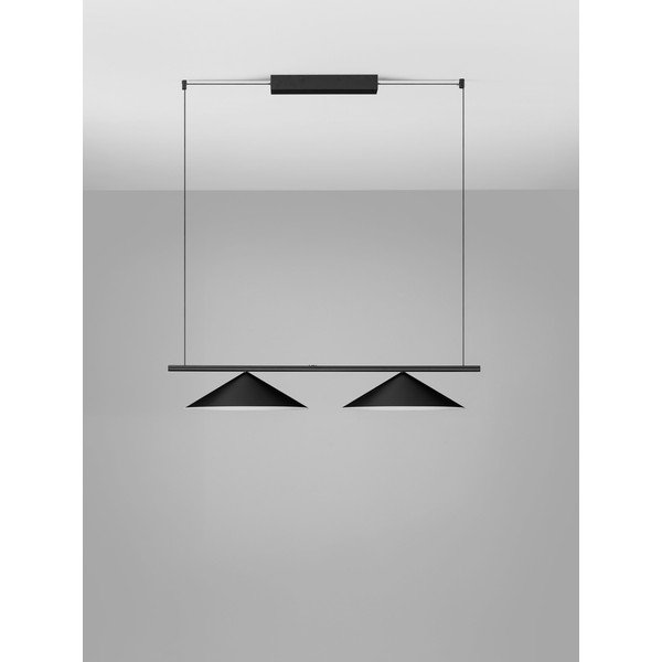 Matt must alumiiniumist LED-rippvalgusti Lui - Nova Luce-image-4