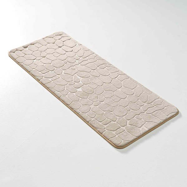 Beež tekstiilist vannitoamatt 50x120 cm Ricochet - douceur d'intérieur-image-3