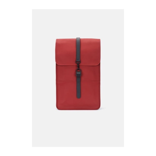 Tmavě červený batoh s vysokou voděodolností Rains Backpack Mini
