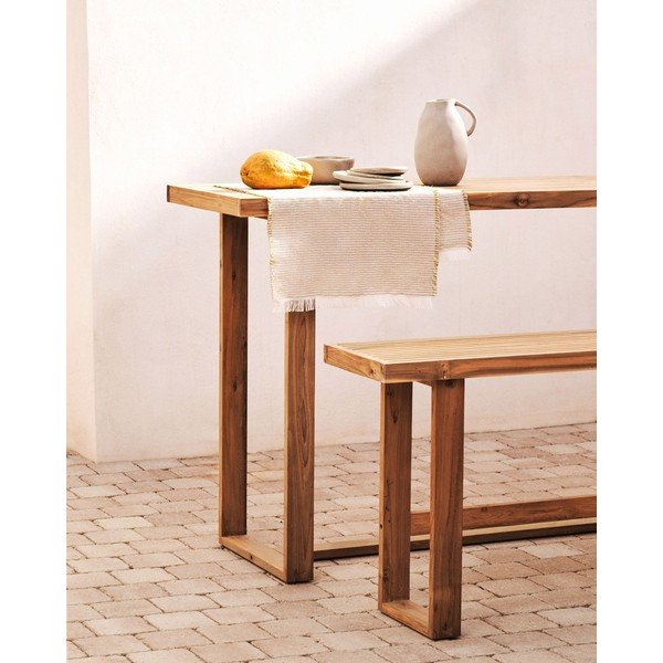 Tiikpuidust aia baarilaud 140x70 cm Canadell - Kave Home-image-1