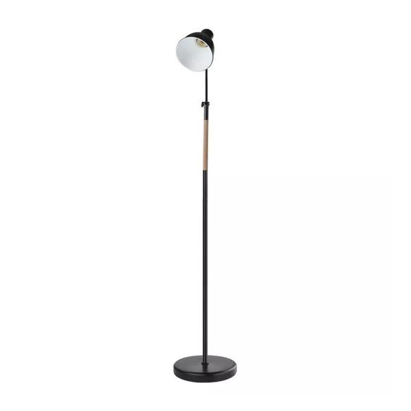 Must metallvarjuga põrandalamp (kõrgus 150 cm) Edward – EMOS-image-2