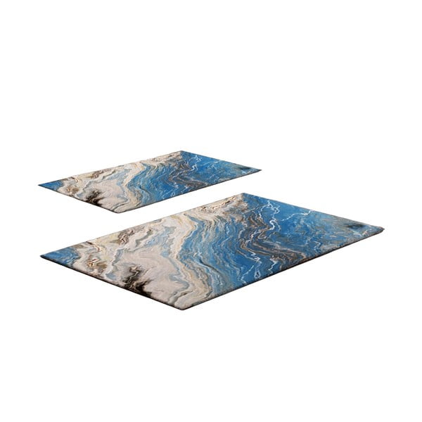 Sinised vannitoamatid 2tk komplektis 60x100 cm - Foutastic