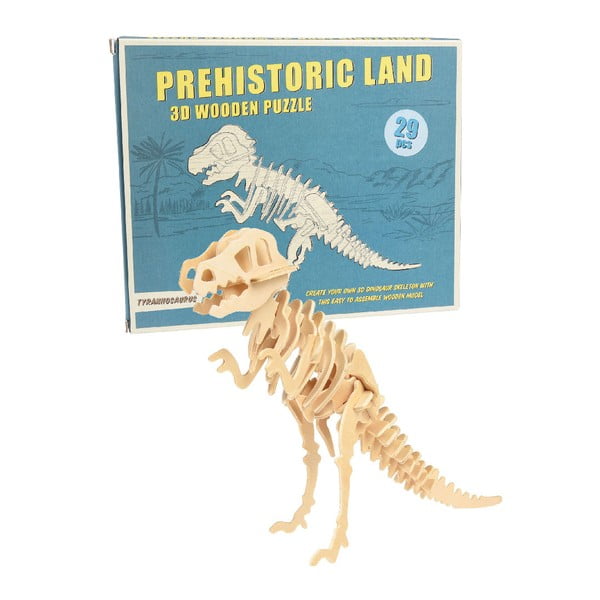 Puidust 3D puzzle dinosaurus Tyrannosaurus - Rex London
