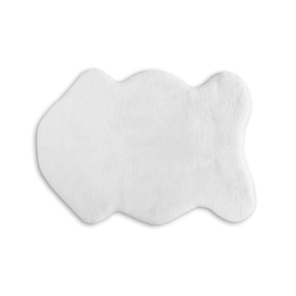 Valge sünteetiline karusnahk 60x100 cm Pelush White - Mila Home