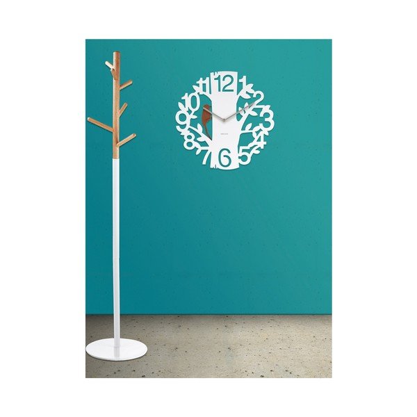 Hodiny Woodpecker White-image-1