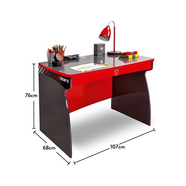 Červený pracovní stůl Champion Racer Study Desk-image-1