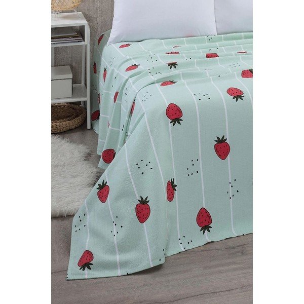 Mündivärvi puuvillane voodikate 170x230 cm Strawberry - Mila Home-image-2
