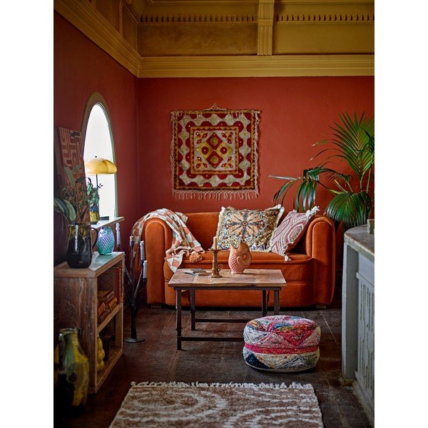 Puuvillaseguga dekoratiivpadi 50x50 cm Asu - Bloomingville-image-3