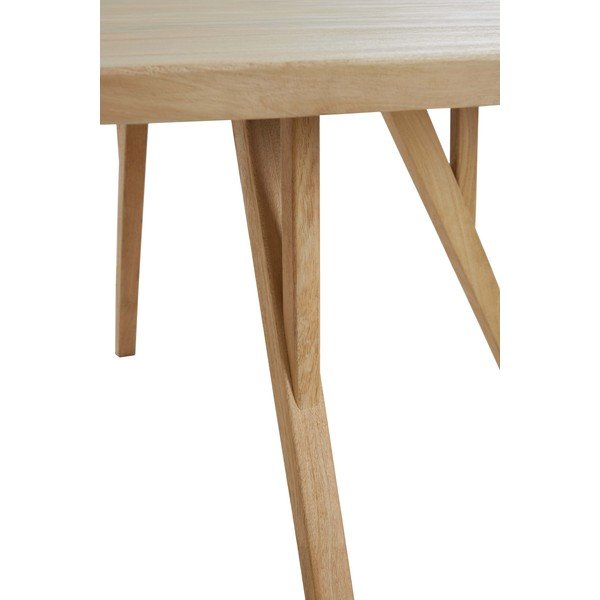 Ümmargune mangopuidust söögilaud ø 140 cm Quenza - Light & Living-image-2