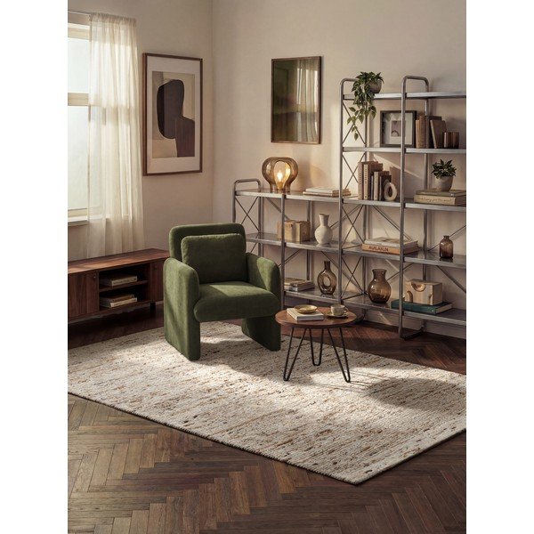 Beež käsitsi kootud villane vaip 200x290 cm Bexley Woolwich - Ted Baker-image-1