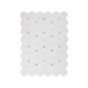 Valge pestav käsitsi kootud puuvillane laste vaip 120x160 cm Biscuit White - Lorena Canals