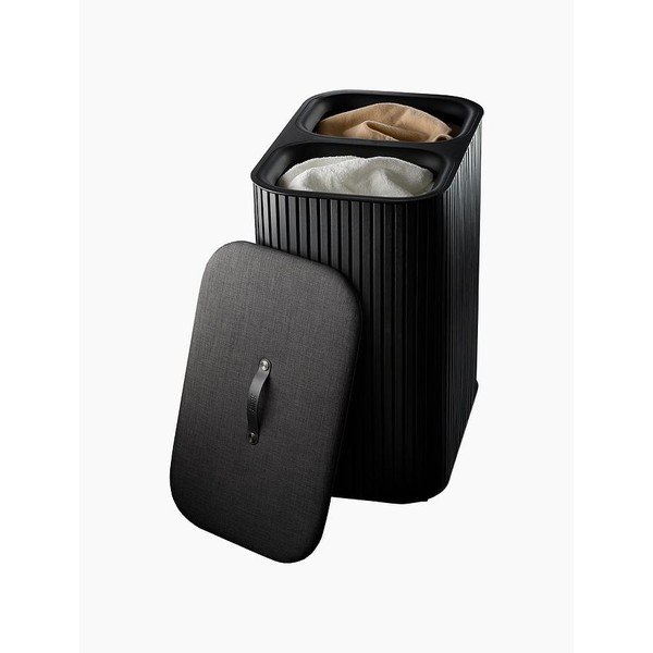 Must bambusest pesukorv 2x45 l Tota Luxe - Joseph Joseph-image-4