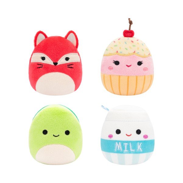 Plüüsist mänguasjad 4tk komplektis Micromallows 4Pack - SQUISHMALLOWS