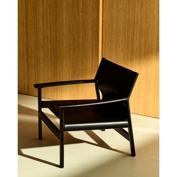 Must nahast tugitool Jan - Kave Home-image-1