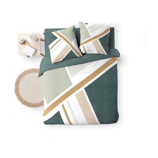 Valge puuvillane voodipesu kaheinimesevoodile/ülipikale voodile 240x220 cm Zephyr - douceur d'intérieur-image-4