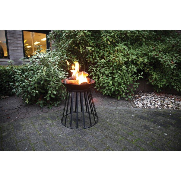 Kahepoolne terasest kamin - Esschert Design-image-3