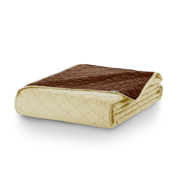 Beeži ja pruuni värvi kahepoolne mikrokiust voodiplaat , 240 x 260 cm Axel - DecoKing-image-4